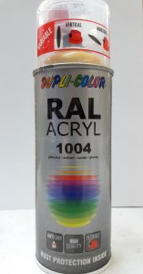 duplicolor acryl hg ral 1004 400 ml