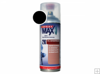 SprayMax 2K KTL Reperaturlack zwart 400ml.