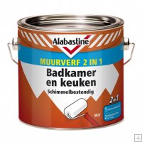 Alabastine Badkamer & Keuken muurverf 2,5 ltr.