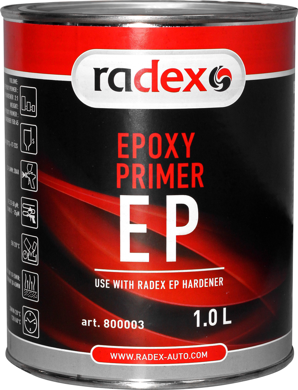 Radex EP Verharder 0,5l. - Klik op de afbeelding om het venster te sluiten