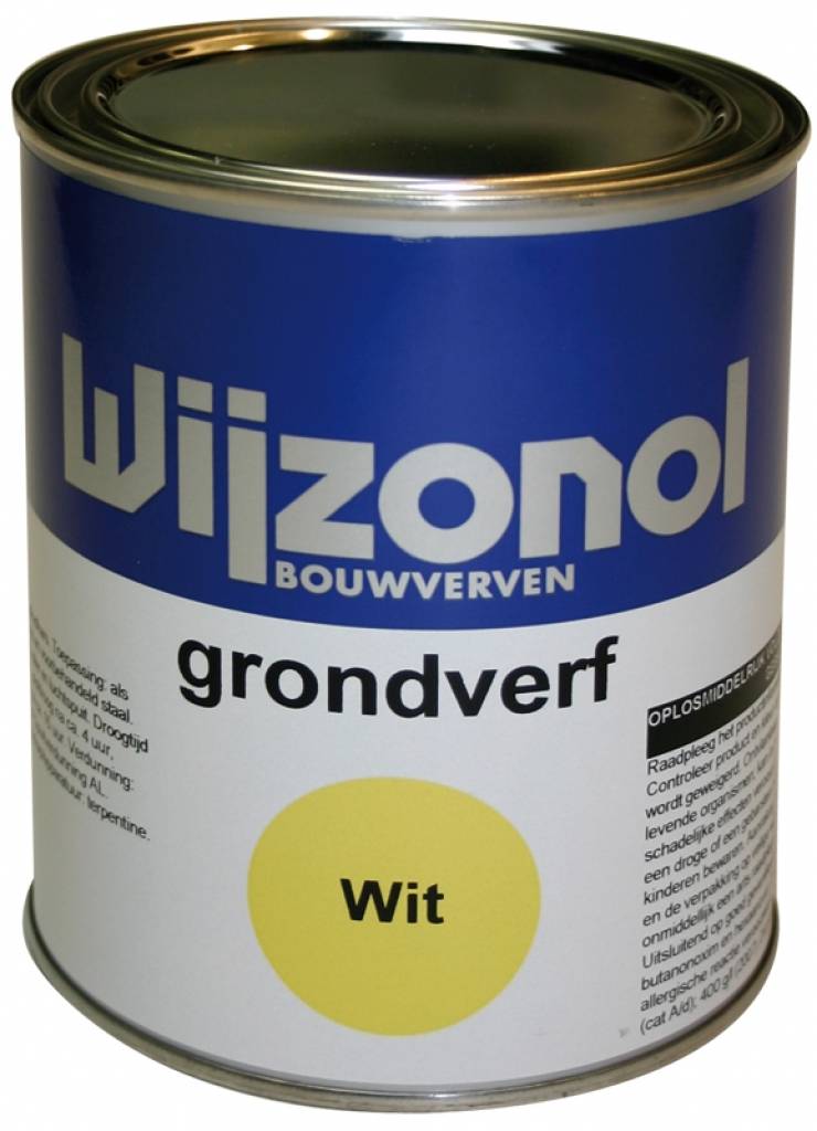 Wijzonol Grondverf Wit - €17,95 : Verf24.nl, Online Verfspecialist