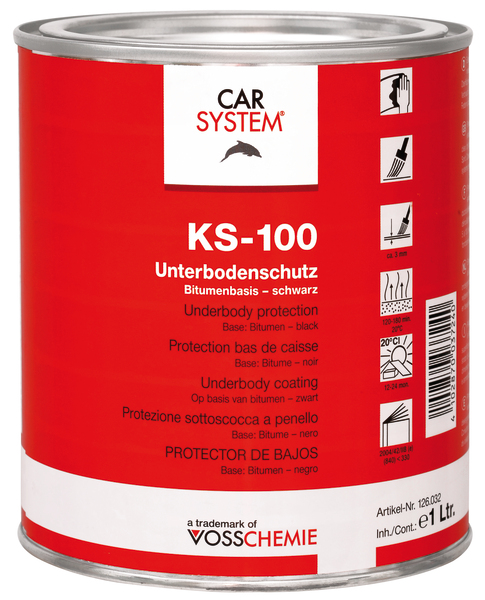 Car System KS-100 Bitumen Undercoating 1 kg. - Klik op de afbeelding om het venster te sluiten